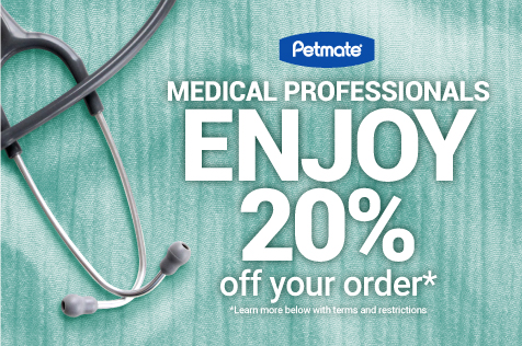 Medical Professionals Save 20% at Petmate
